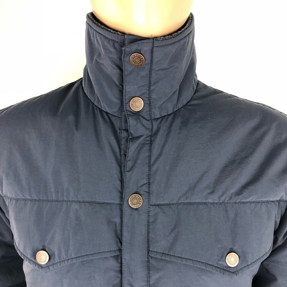 Eddie Bauer Goose Down Jacket Mens Dark Blue - Picture 2 of 8